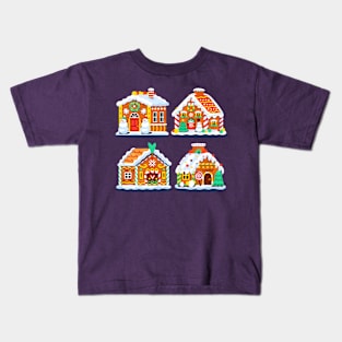 Gingerbreads Houses Kids T-Shirt